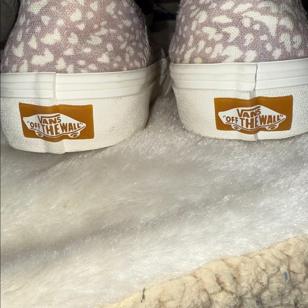 Vans White‎ and Brown Men's or women’s Sneakers
